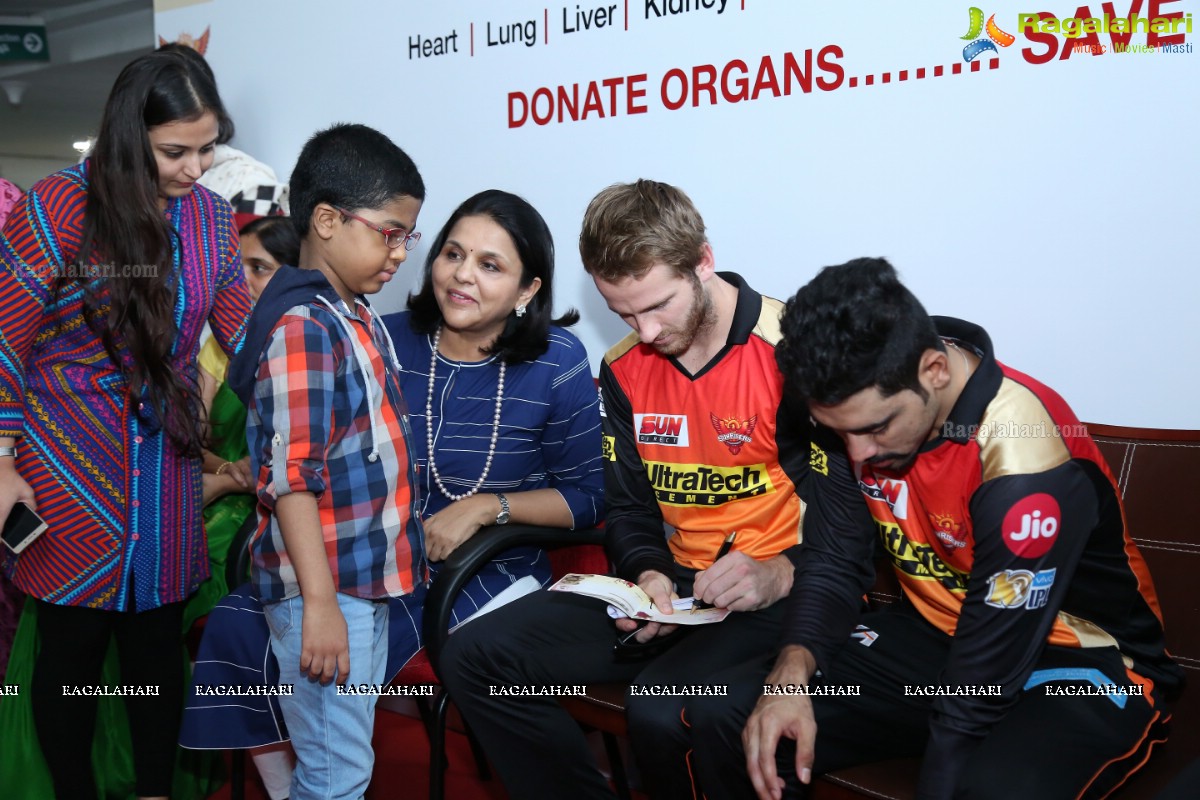 Organ Donation Awareness Program by Apollo Hospitals and Sunrisers Hyderabad