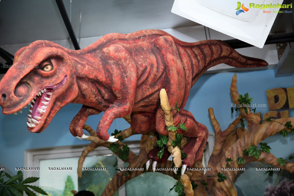 Dino Island - An Interactive Dinosaur Exhibit Launch at Plabo, Hyderabad