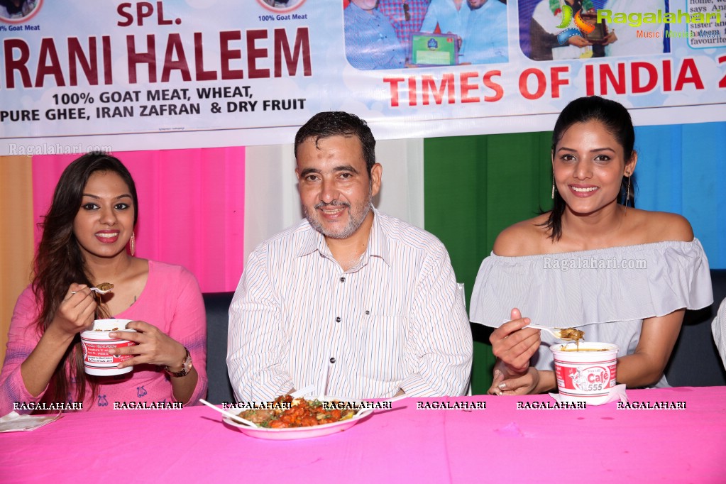 Grand Launch of Season's First Haleem at Cafe 555, Masab Tank, Hyderabad