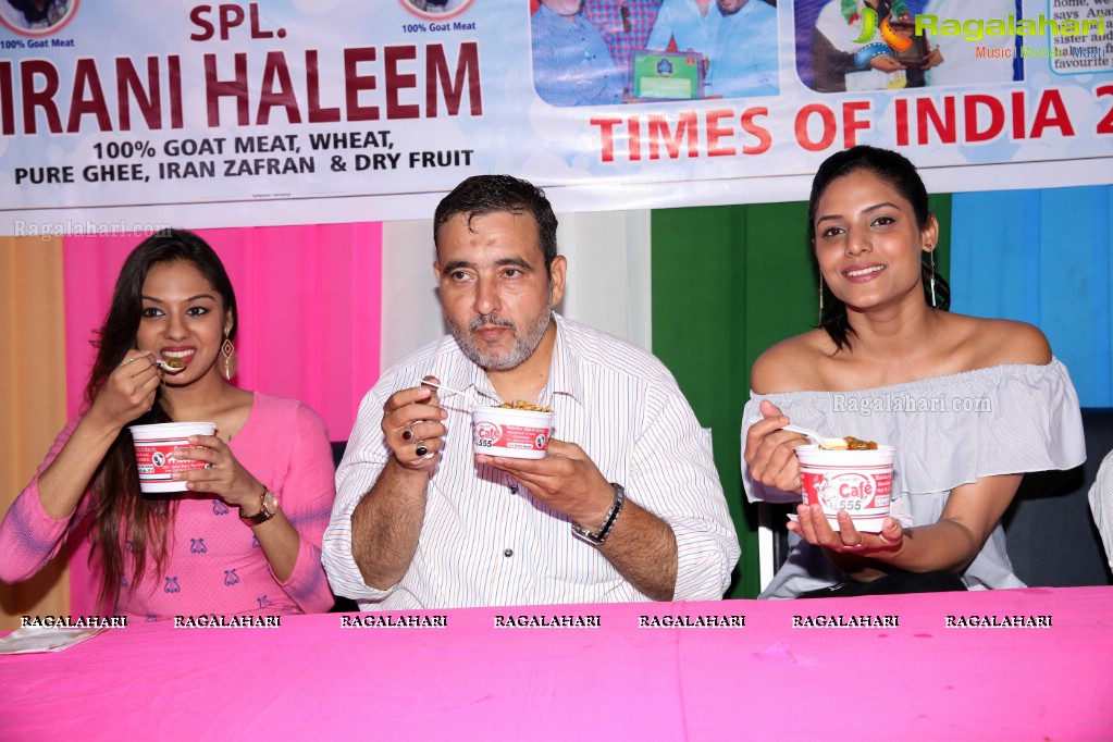 Grand Launch of Season's First Haleem at Cafe 555, Masab Tank, Hyderabad