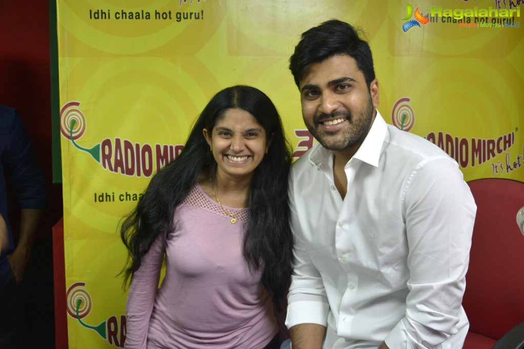 Sharwanand at Radio Mirchi, Vijayawada