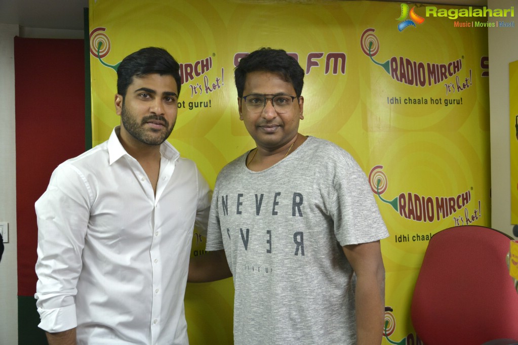Sharwanand at Radio Mirchi, Vijayawada