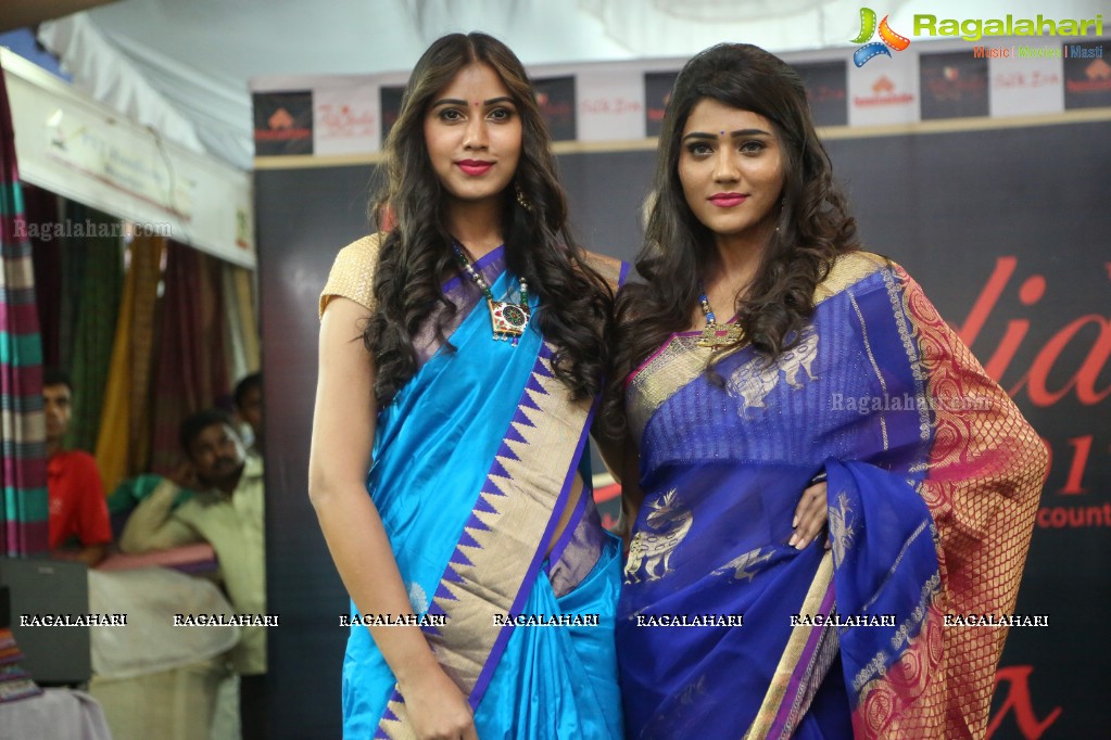 Handloom Fashion Forever - Silk India Expo Fashion Show at Sri Satya Sai Nigamagamam