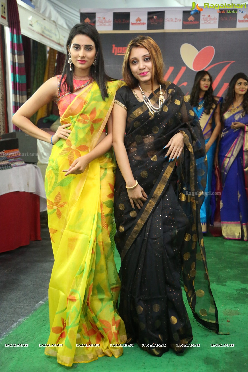 Handloom Fashion Forever - Silk India Expo Fashion Show at Sri Satya Sai Nigamagamam