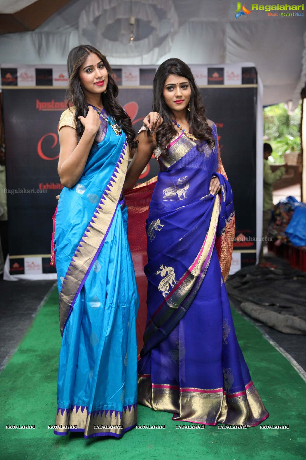 Handloom Fashion Forever - Silk India Expo Fashion Show at Sri Satya Sai Nigamagamam