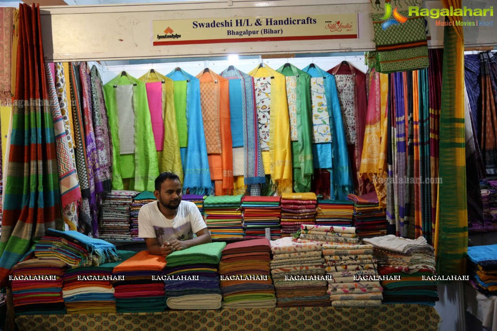 Handloom Fashion Forever - Silk India Expo Fashion Show at Sri Satya Sai Nigamagamam