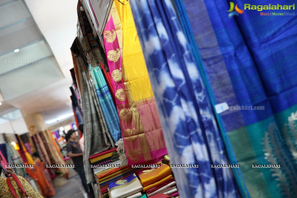 Handloom Fashion Forever - Silk India Expo Fashion Show at Sri Satya Sai Nigamagamam