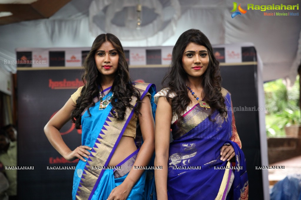 Handloom Fashion Forever - Silk India Expo Fashion Show at Sri Satya Sai Nigamagamam