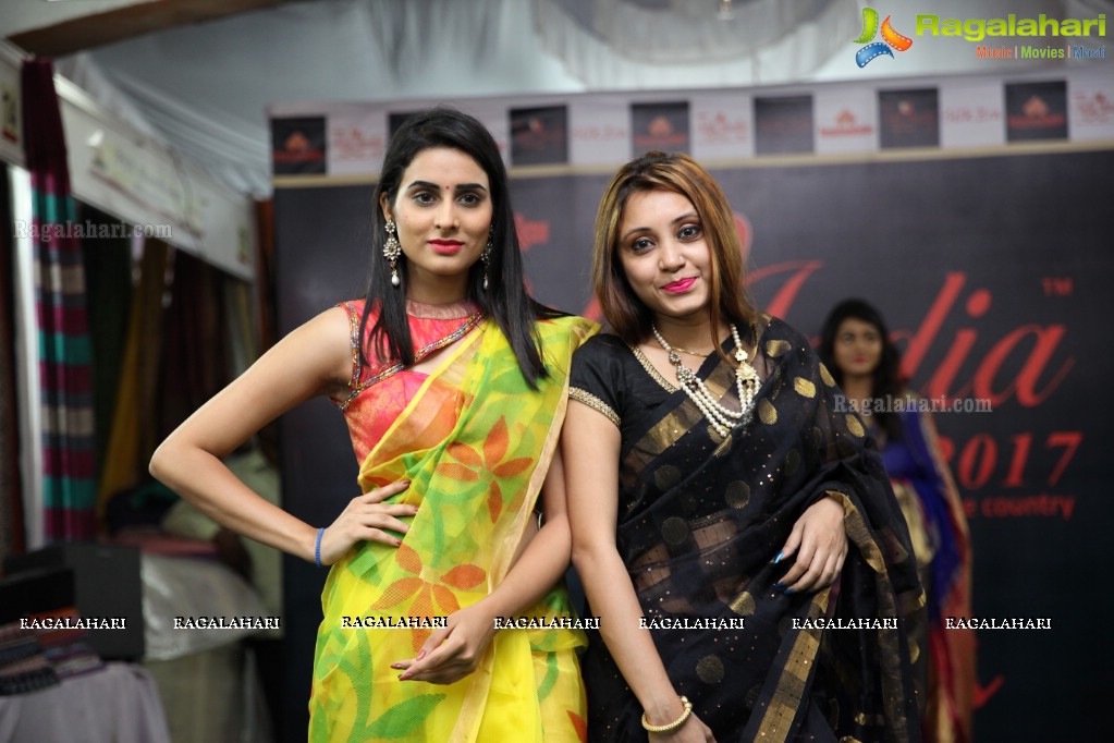 Handloom Fashion Forever - Silk India Expo Fashion Show at Sri Satya Sai Nigamagamam