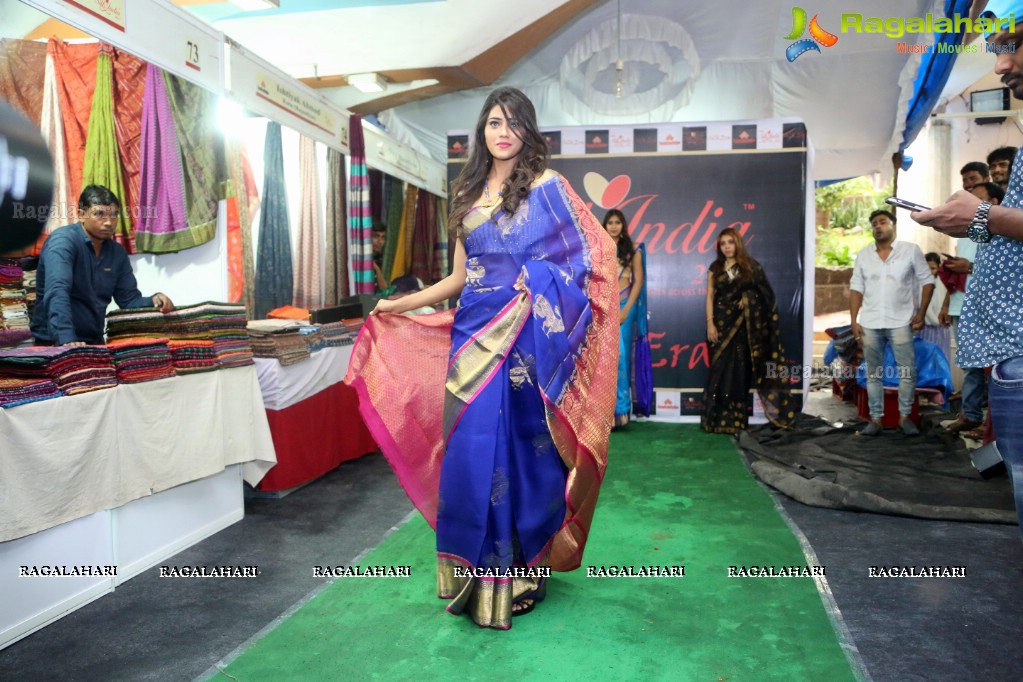 Handloom Fashion Forever - Silk India Expo Fashion Show at Sri Satya Sai Nigamagamam