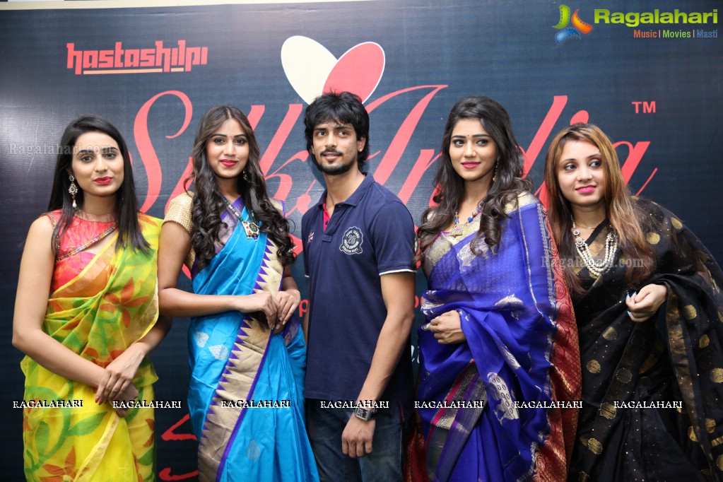 Handloom Fashion Forever - Silk India Expo Fashion Show at Sri Satya Sai Nigamagamam