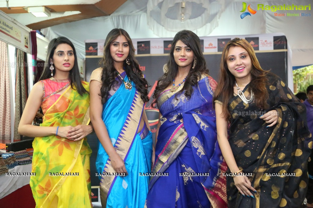 Handloom Fashion Forever - Silk India Expo Fashion Show at Sri Satya Sai Nigamagamam