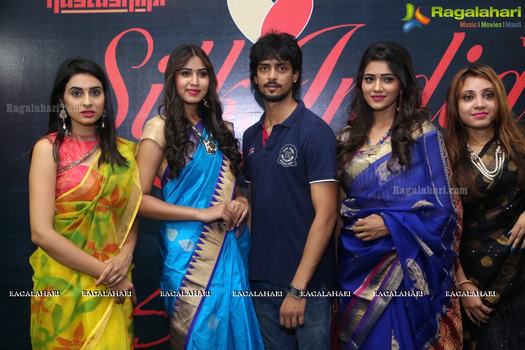 Handloom Fashion Forever - Silk India Expo Fashion Show at Sri Satya Sai Nigamagamam