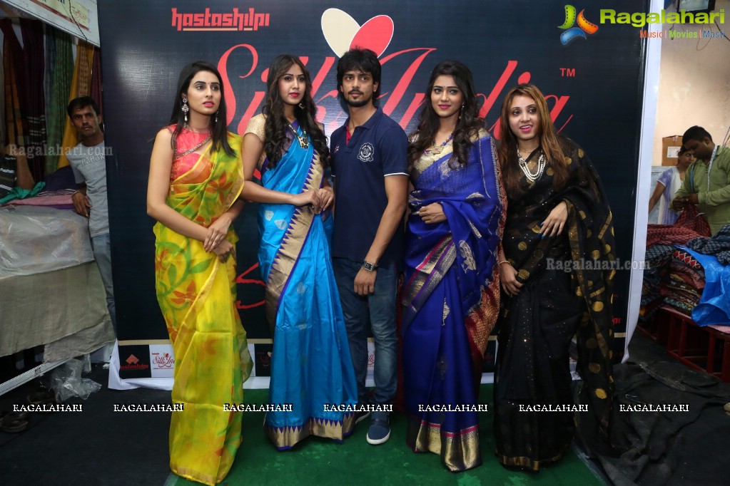 Handloom Fashion Forever - Silk India Expo Fashion Show at Sri Satya Sai Nigamagamam