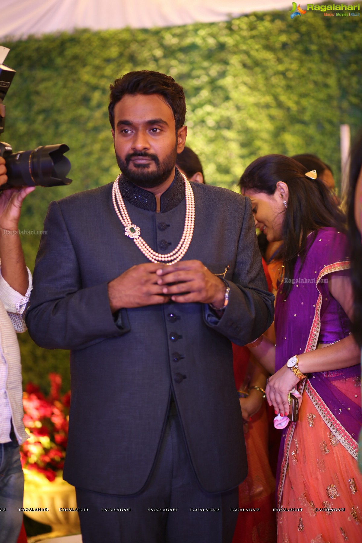 Engagement Ceremony of Saankruth and Spoorthy by Sparkle Events at Sri Raja Rajeshwari Roof Gardens, Secunderabad