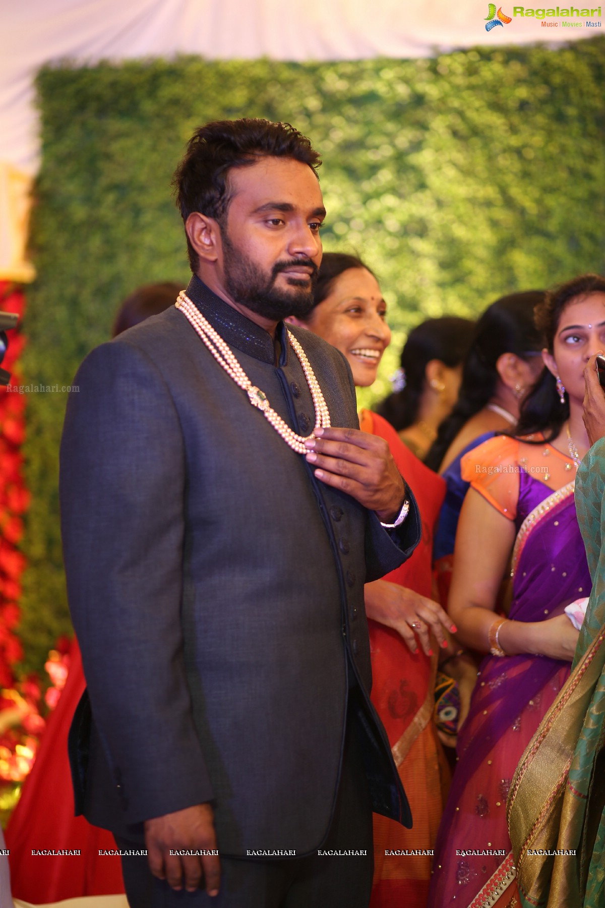 Engagement Ceremony of Saankruth and Spoorthy by Sparkle Events at Sri Raja Rajeshwari Roof Gardens, Secunderabad