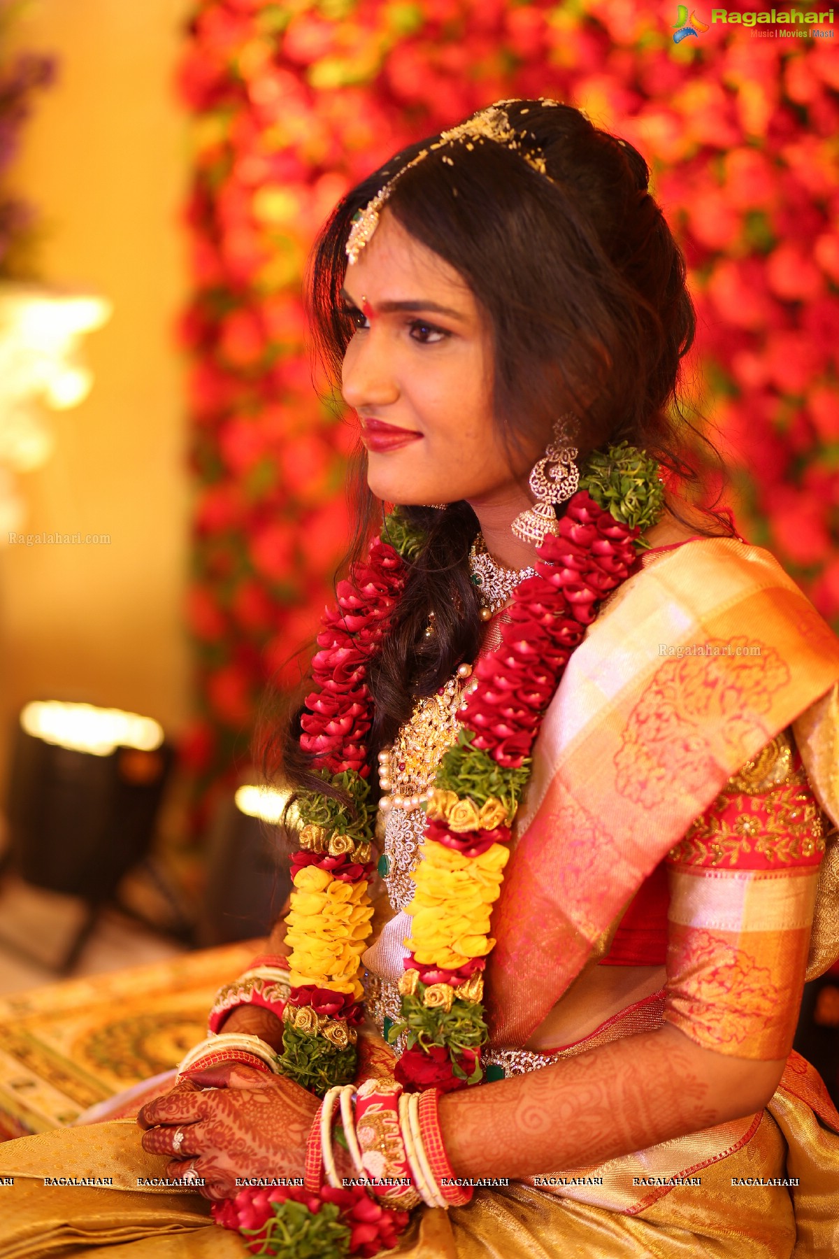 Engagement Ceremony of Saankruth and Spoorthy by Sparkle Events at Sri Raja Rajeshwari Roof Gardens, Secunderabad