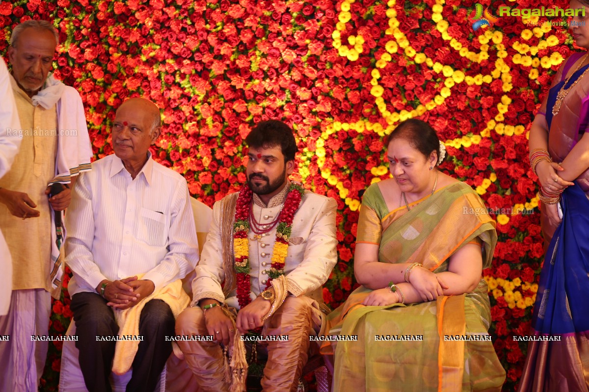 Engagement Ceremony of Saankruth and Spoorthy by Sparkle Events at Sri Raja Rajeshwari Roof Gardens, Secunderabad