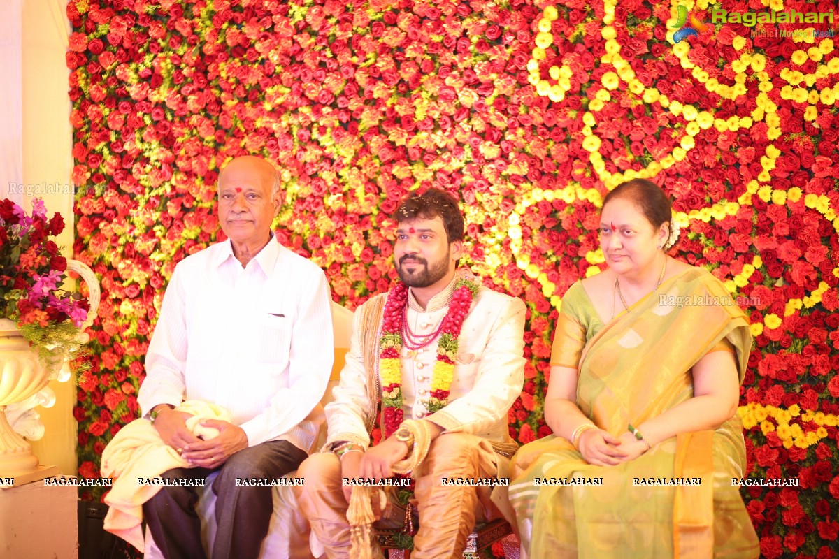 Engagement Ceremony of Saankruth and Spoorthy by Sparkle Events at Sri Raja Rajeshwari Roof Gardens, Secunderabad