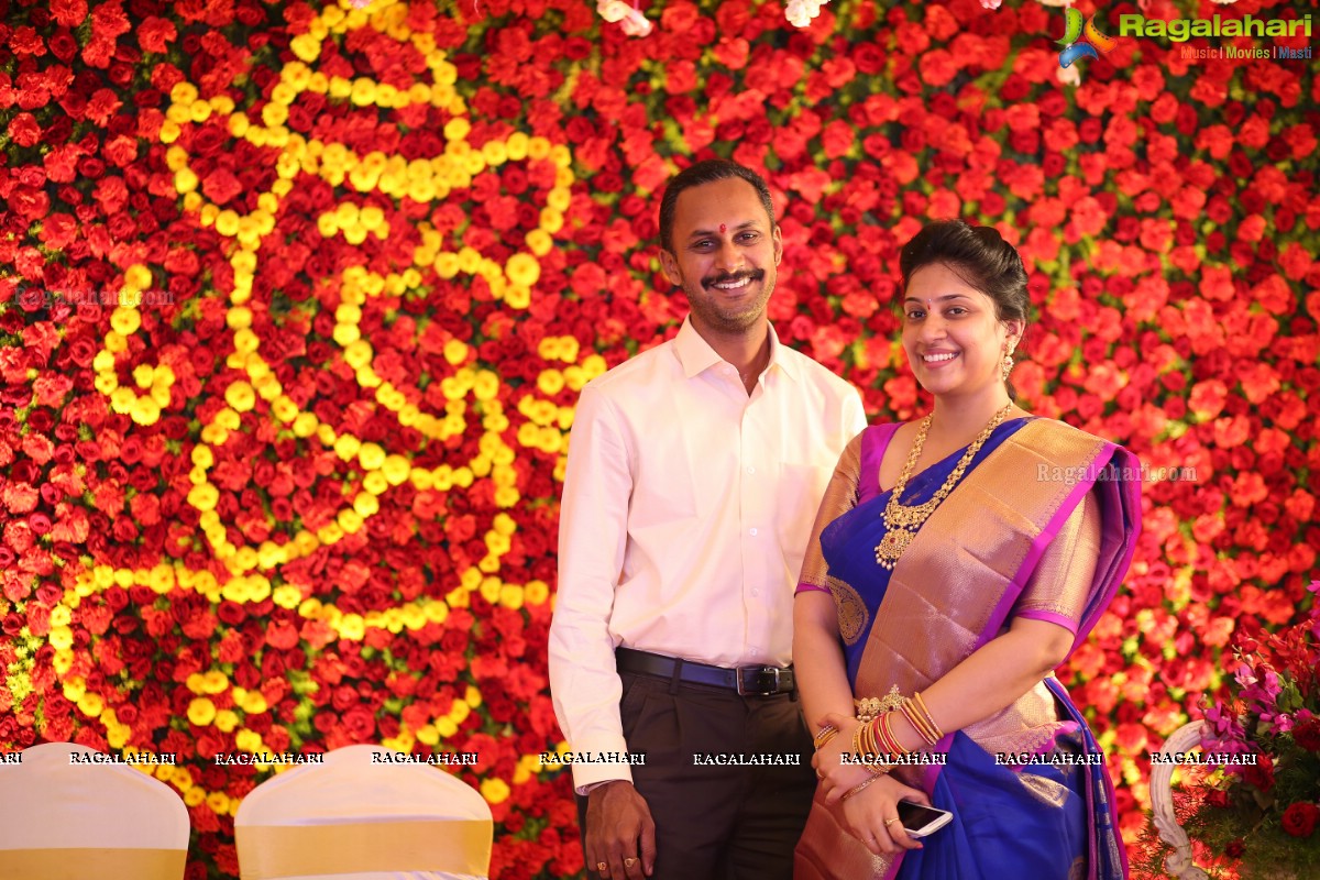 Engagement Ceremony of Saankruth and Spoorthy by Sparkle Events at Sri Raja Rajeshwari Roof Gardens, Secunderabad