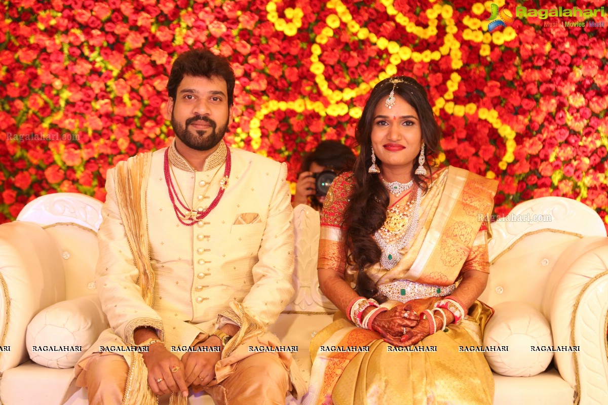 Engagement Ceremony of Saankruth and Spoorthy by Sparkle Events at Sri Raja Rajeshwari Roof Gardens, Secunderabad