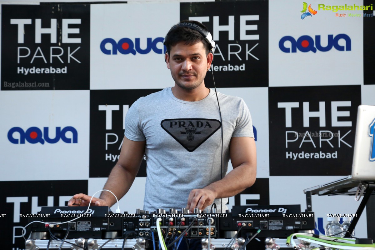 Sundowner Pool Party with DJ Piyush Bajaj at Aqua, The Park, Hyderabad - Hosted by Hameed Siddique