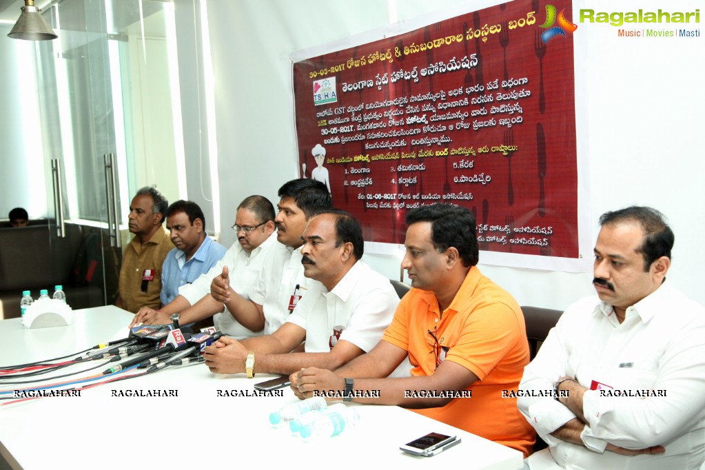 Telangana State Hotels Association (TSHA) Press Conference