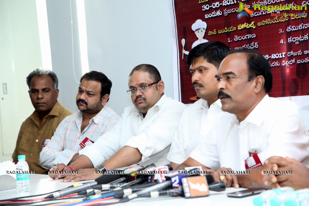 Telangana State Hotels Association (TSHA) Press Conference