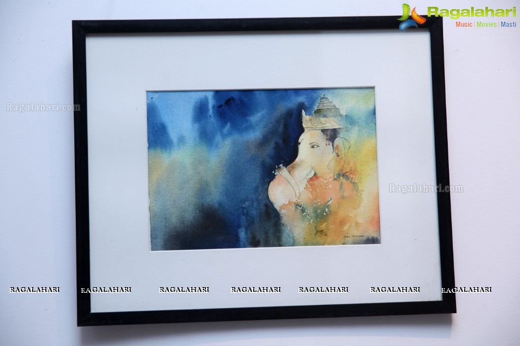 Group Show of Watercolor Paintings at State Gallery of Fine Art, Madhapur, Hyderabad