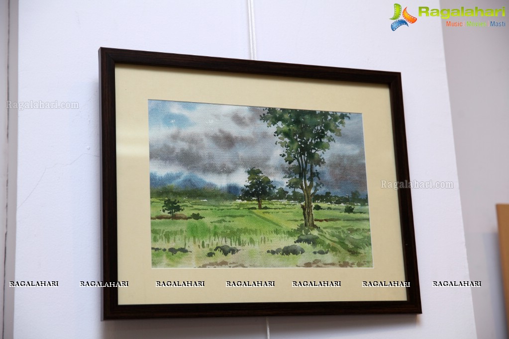 Group Show of Watercolor Paintings at State Gallery of Fine Art, Madhapur, Hyderabad