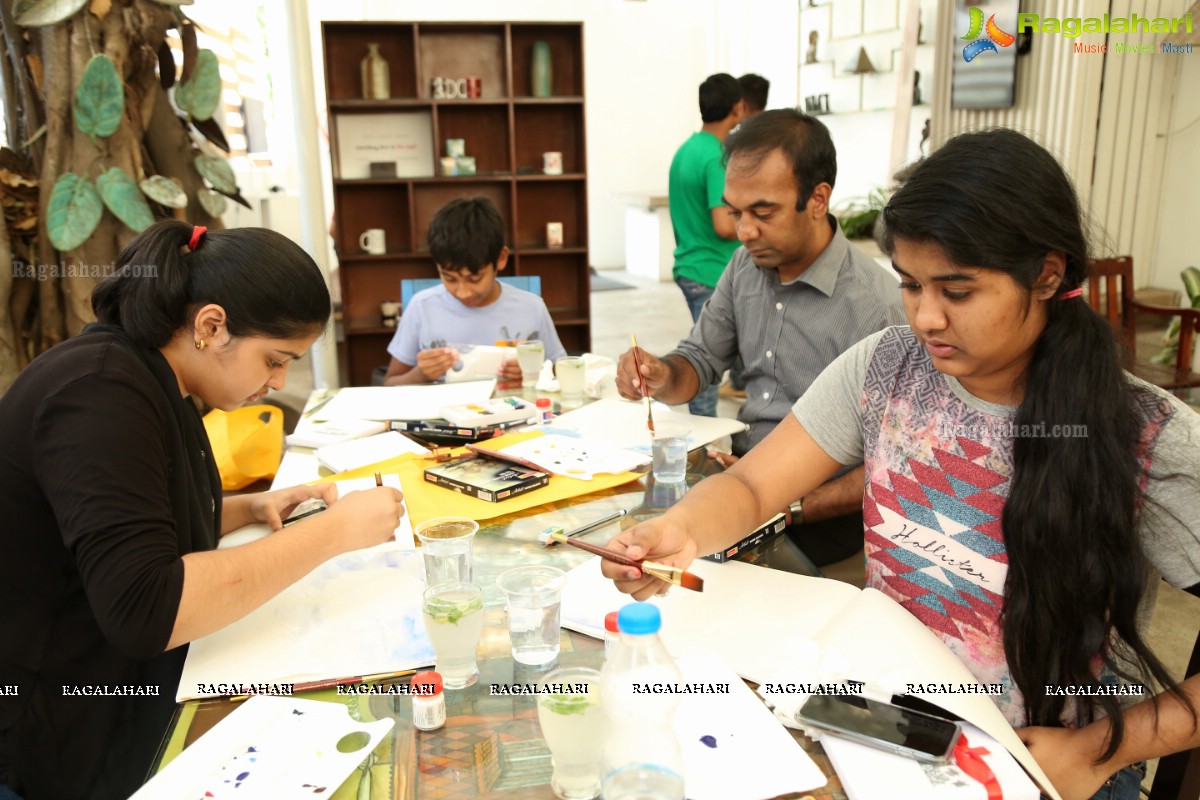 Watercolor Workshop by Anand Bekwad at Kalakriti Art Gallery