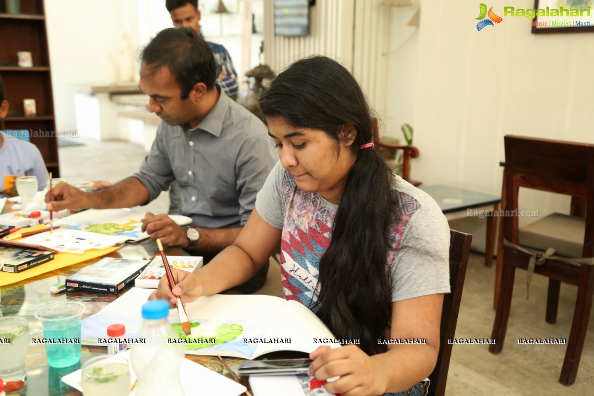 Watercolor Workshop by Anand Bekwad at Kalakriti Art Gallery