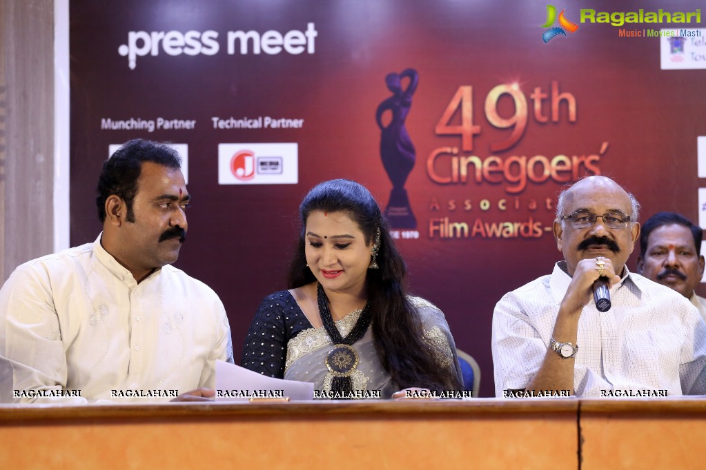 Cinegoers' 49th Film Awards Press Meet