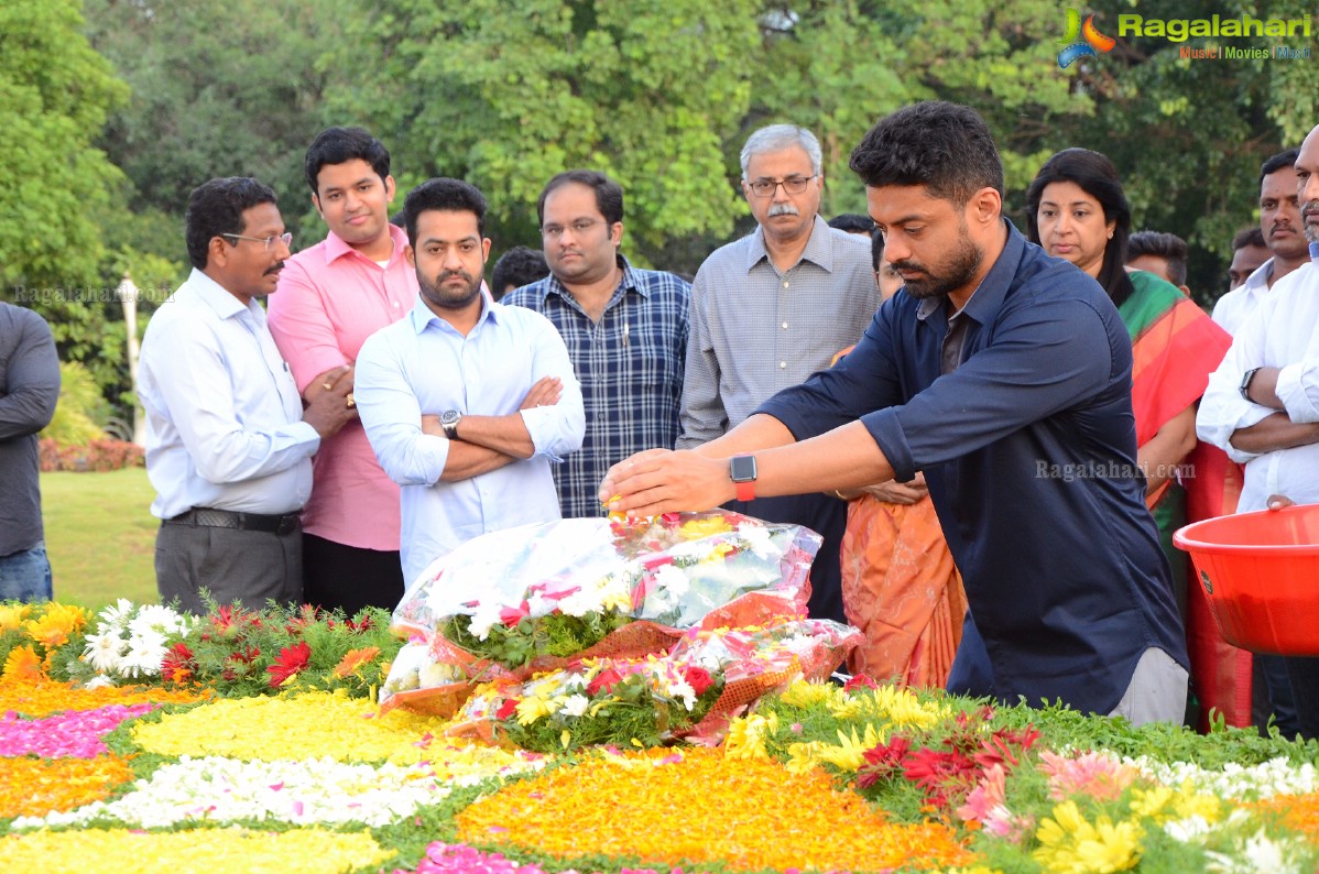 NTR Family Members Pays Tribute at NTR Ghat