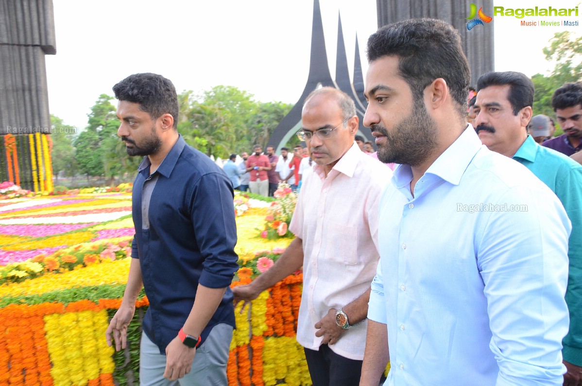 NTR Family Members Pays Tribute at NTR Ghat