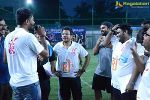 Tej I Love You Team Vs RJ's Team Cricket Match