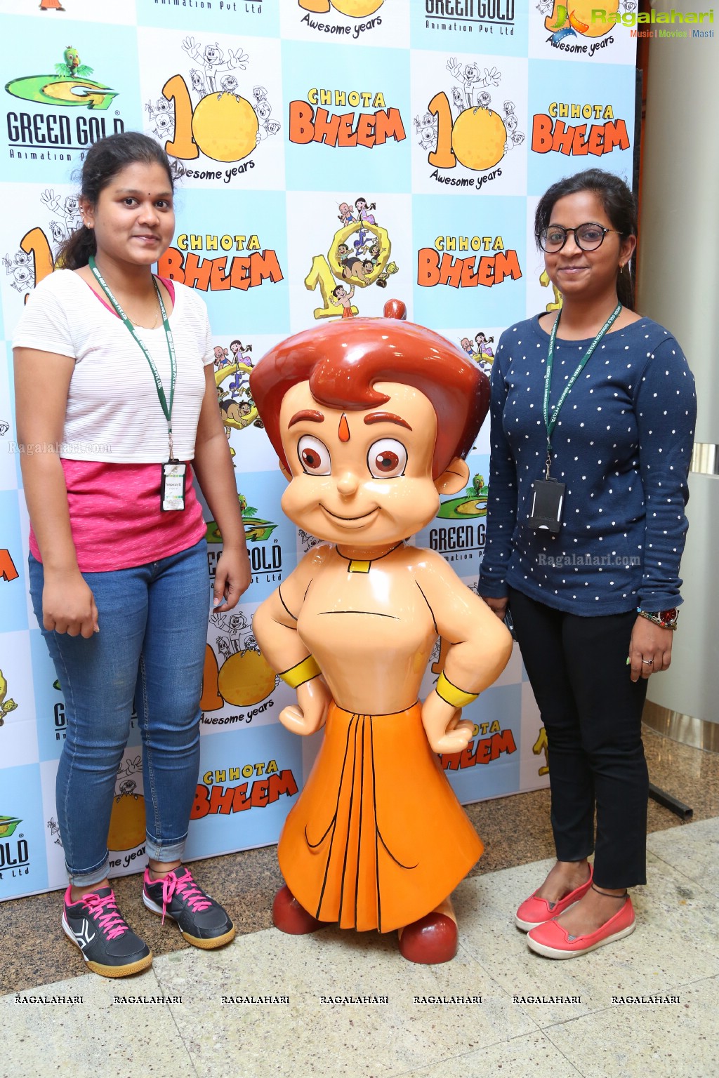 10 Years Celebrations of Chhota Bheem at HICC Novotel