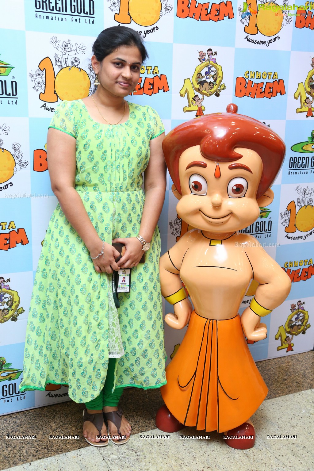 10 Years Celebrations of Chhota Bheem at HICC Novotel