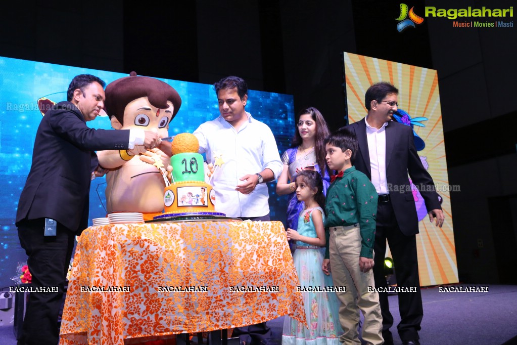 10 Years Celebrations of Chhota Bheem at HICC Novotel