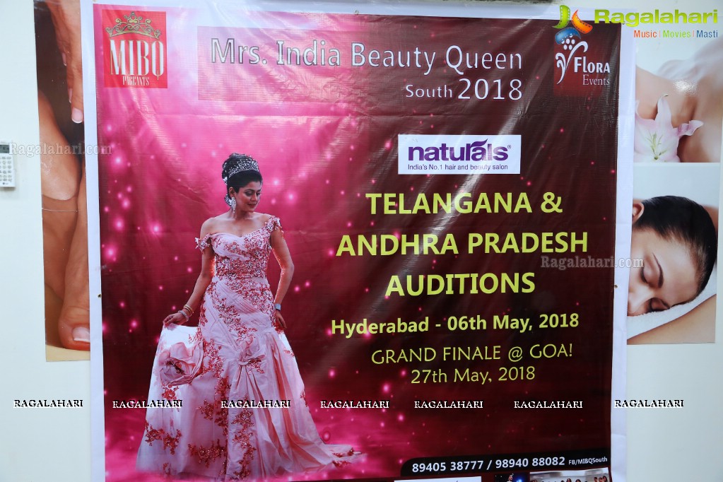 Mrs. India Beauty Queen South 2018 Auditions at Naturals