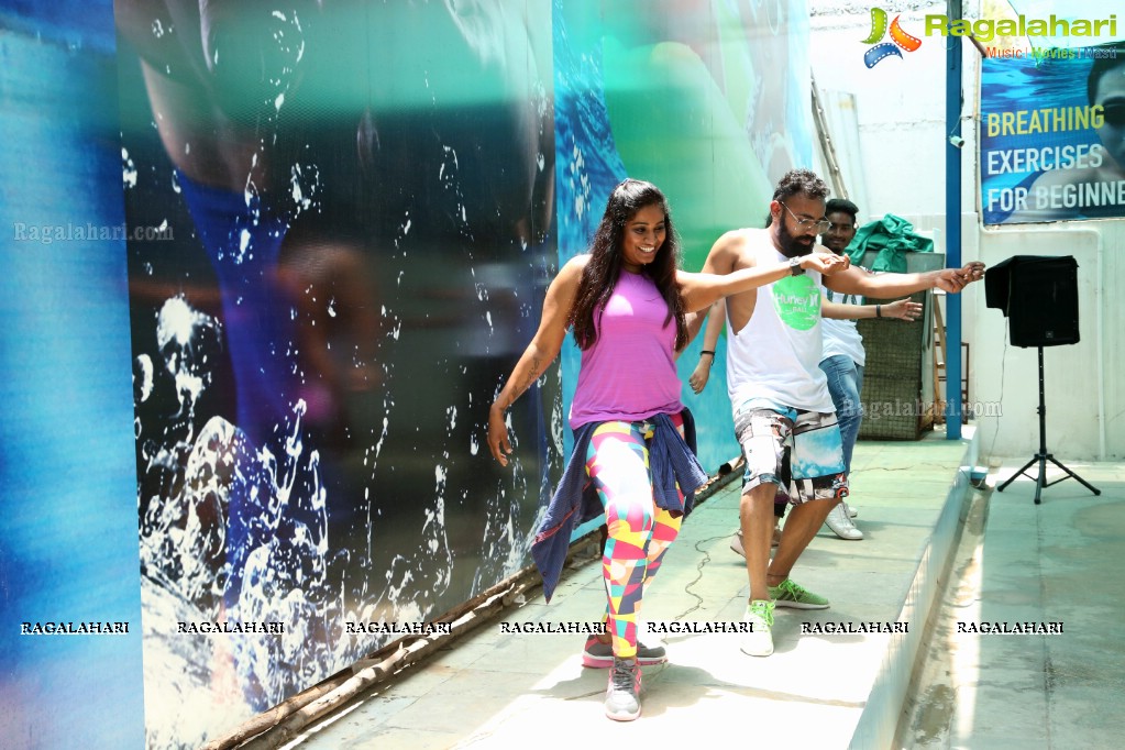 Aqua Fitness Party at Seasons Swimming Pool, Madhapur