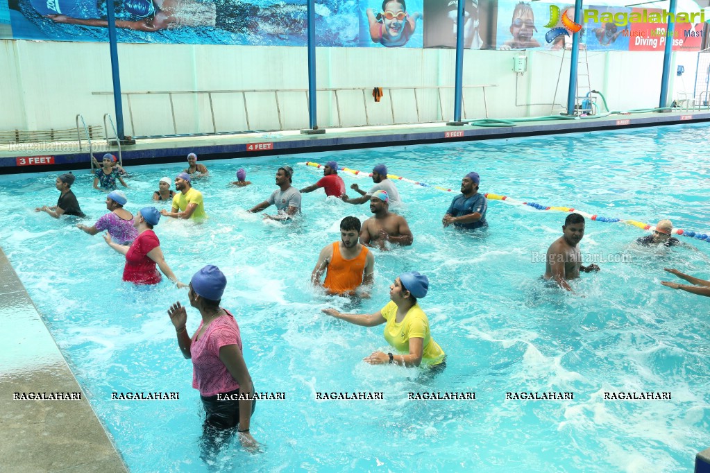 Aqua Fitness Party at Seasons Swimming Pool, Madhapur