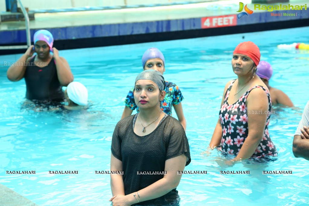 Aqua Fitness Party at Seasons Swimming Pool, Madhapur