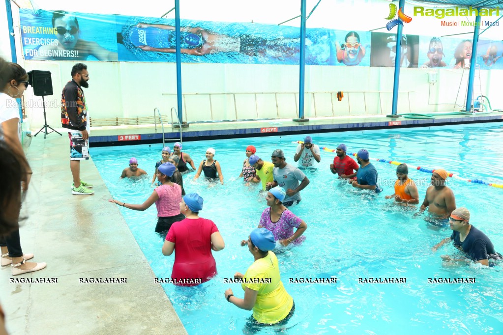 Aqua Fitness Party at Seasons Swimming Pool, Madhapur