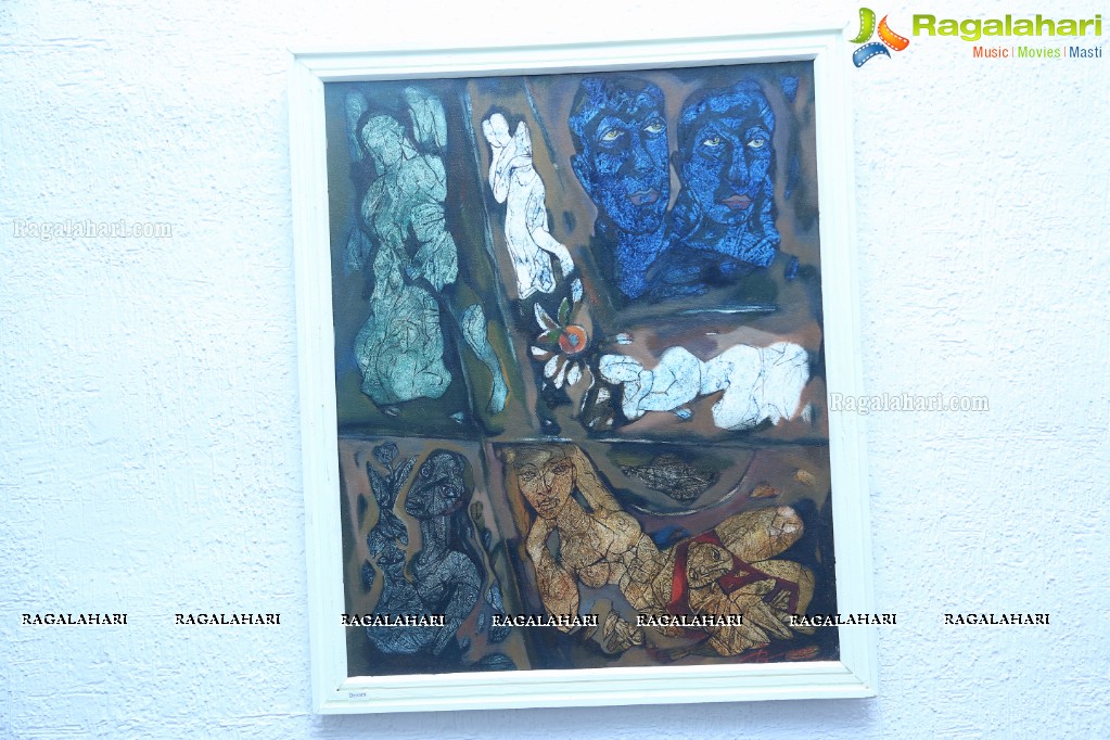 An Exhibition of Paintings by Basawaraj L Jane at Ailamma Art Gallery, Hyderabad