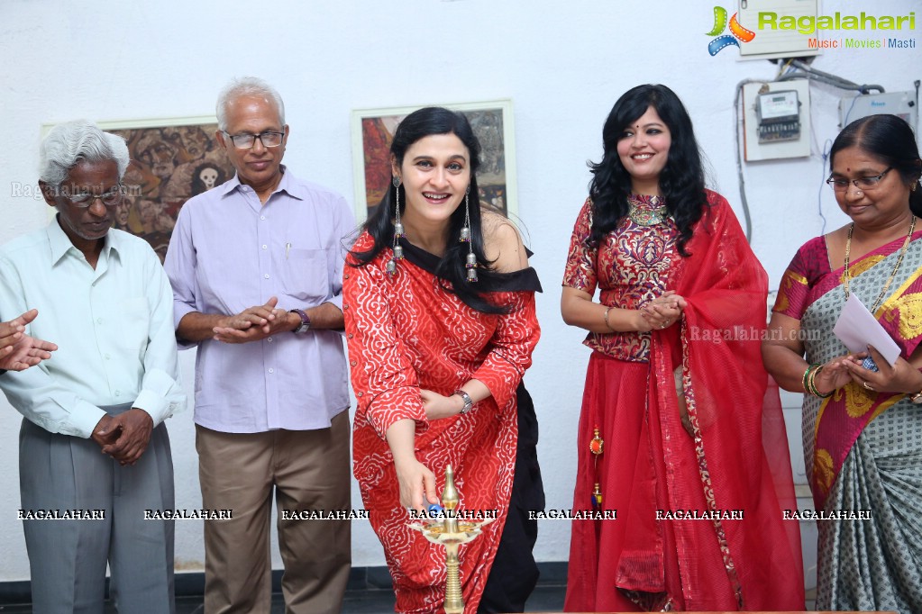 An Exhibition of Paintings by Basawaraj L Jane at Ailamma Art Gallery, Hyderabad