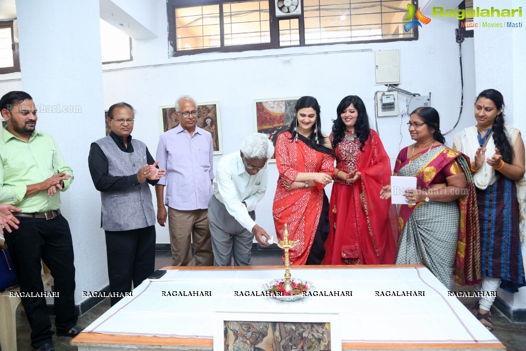 An Exhibition of Paintings by Basawaraj L Jane at Ailamma Art Gallery, Hyderabad