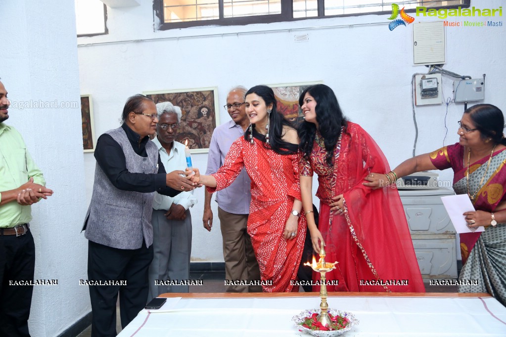 An Exhibition of Paintings by Basawaraj L Jane at Ailamma Art Gallery, Hyderabad