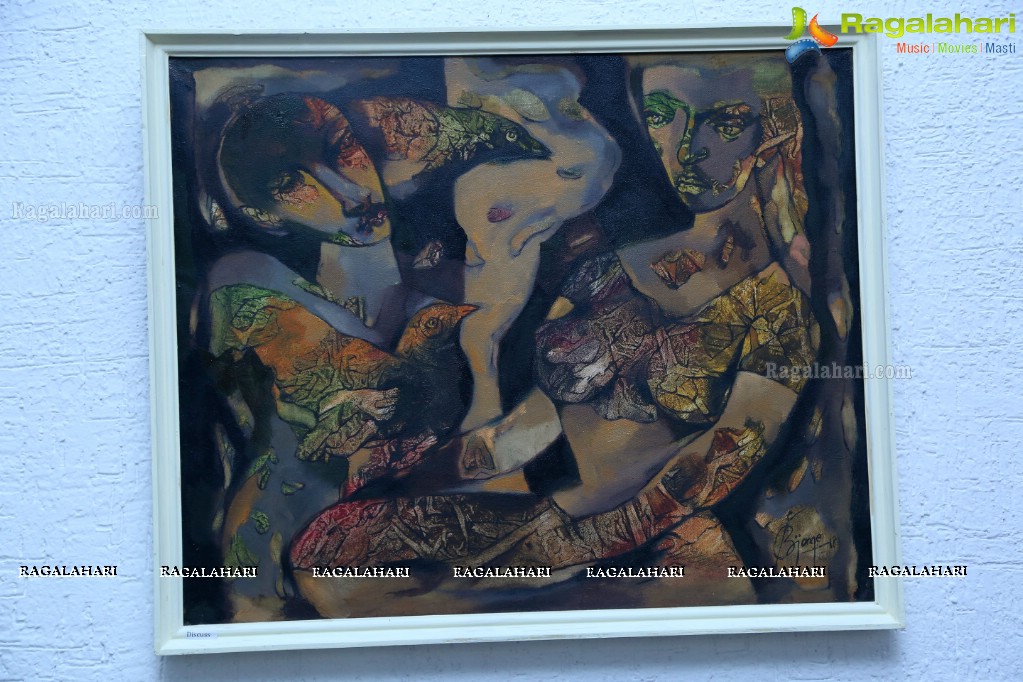 An Exhibition of Paintings by Basawaraj L Jane at Ailamma Art Gallery, Hyderabad