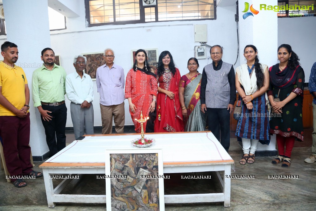 An Exhibition of Paintings by Basawaraj L Jane at Ailamma Art Gallery, Hyderabad